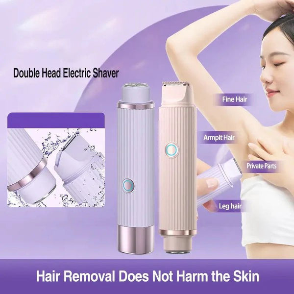 Double Head Electric Shaver โ Compact Grooming Tool