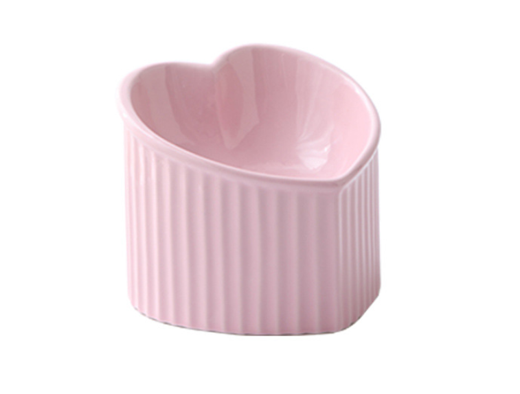 Angled Ceramic Pet Bowl — product view 1