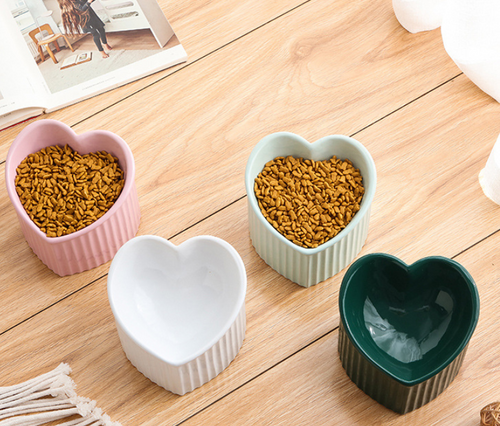 Angled Ceramic Pet Bowl — product view 2