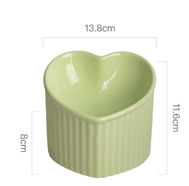 Angled Ceramic Pet Bowl — product view 3