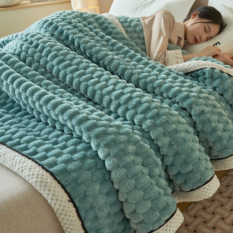 Coral Fleece Throw Blanket — product view 2