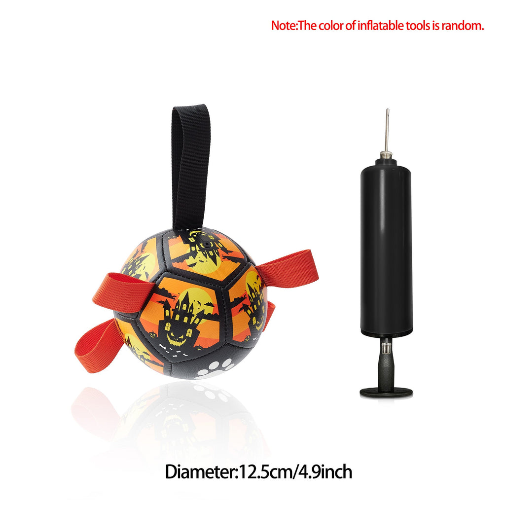 Dog Soccer Ball with Nylon Straps — product view 3