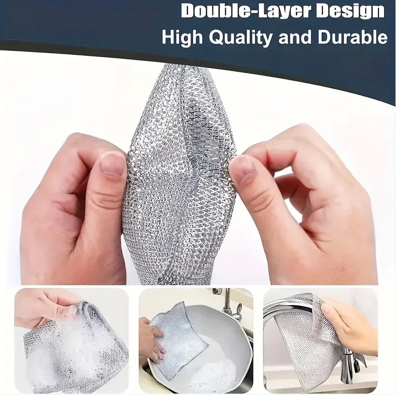 Double-Sided Kitchen Scouring Pad — product view 2