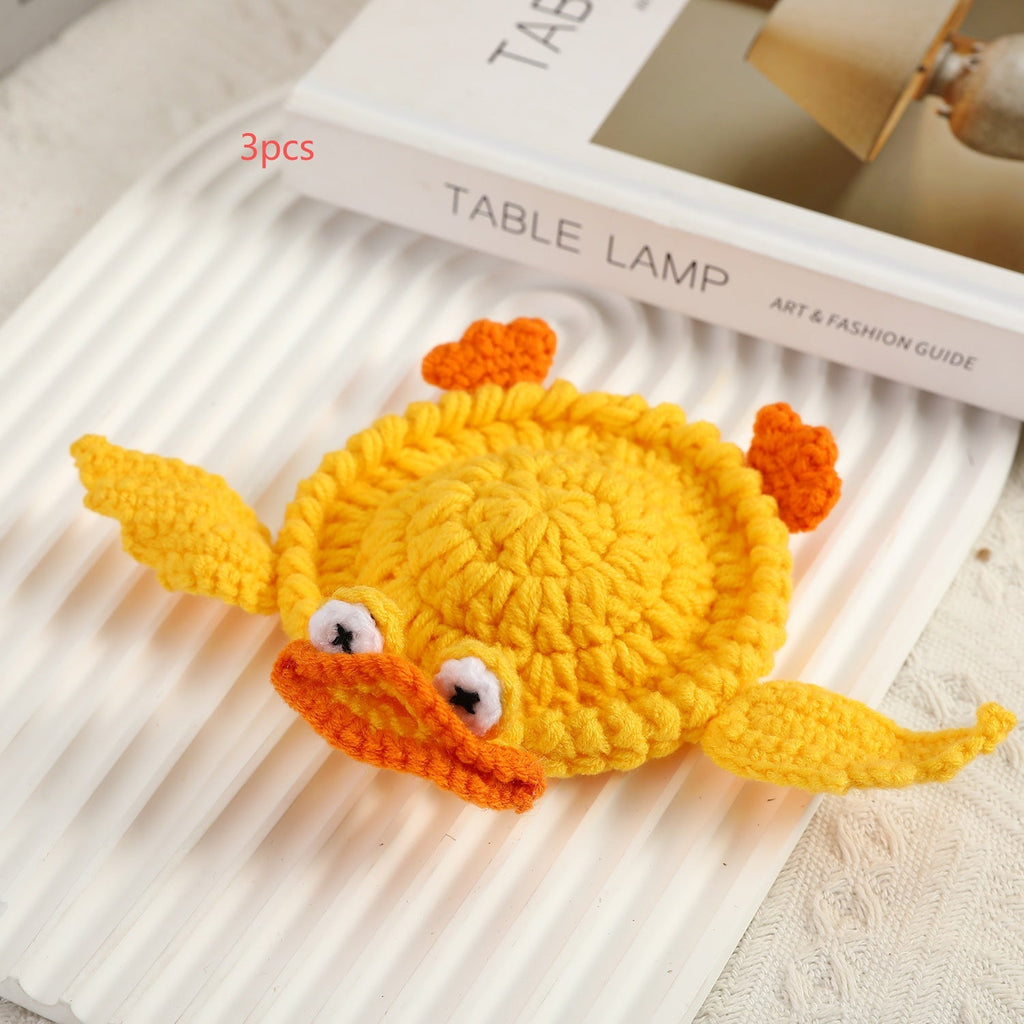 Knitted Animal Drink Coaster — product view 2