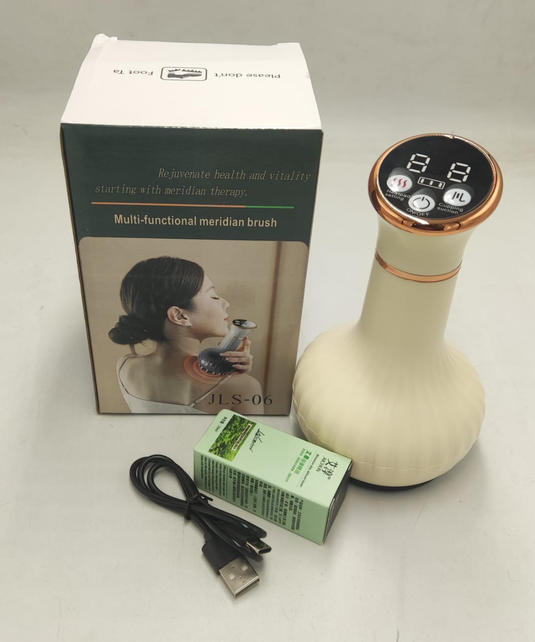 Compact Cupping & Scraping Massager with Heat — detail view 5