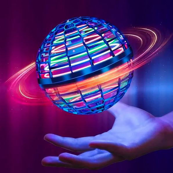 Flynova PRO Flying Spinner Ball with LED Lights — product view