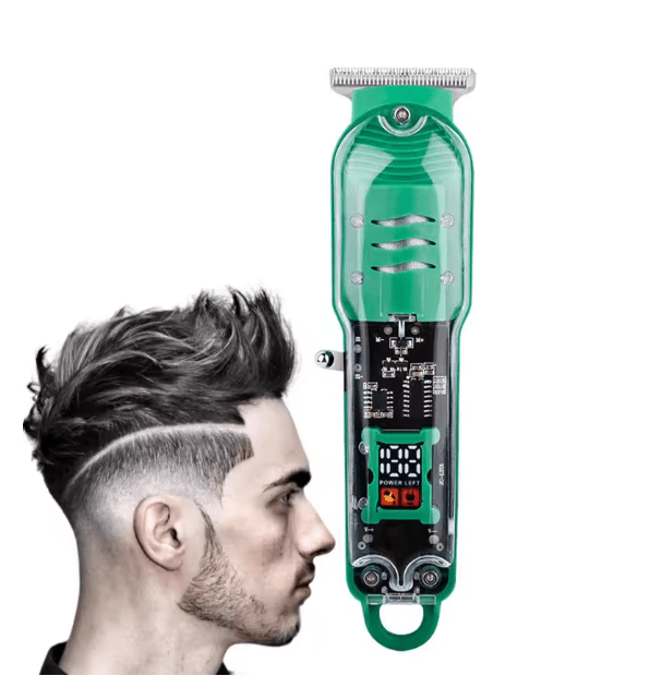 LT-808 Rechargeable Hair & Beard Trimmer Kit – Green — product view