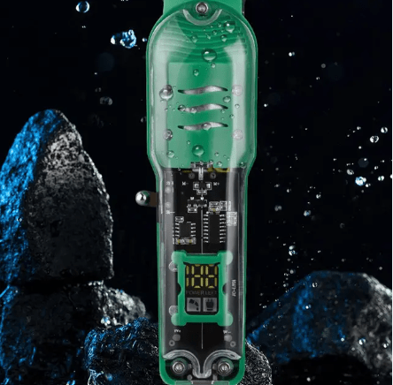 LT-808 Rechargeable Hair & Beard Trimmer Kit – Green — detail view 3