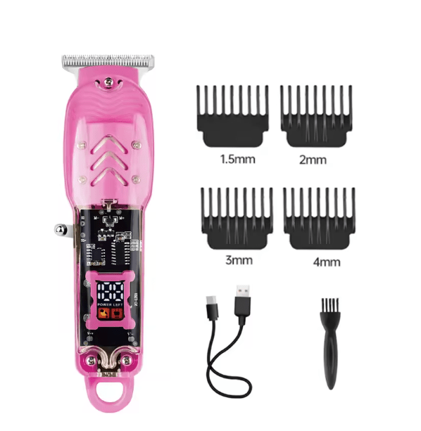 LT-808 Rechargeable Hair & Beard Trimmer Kit – Green — detail view 8