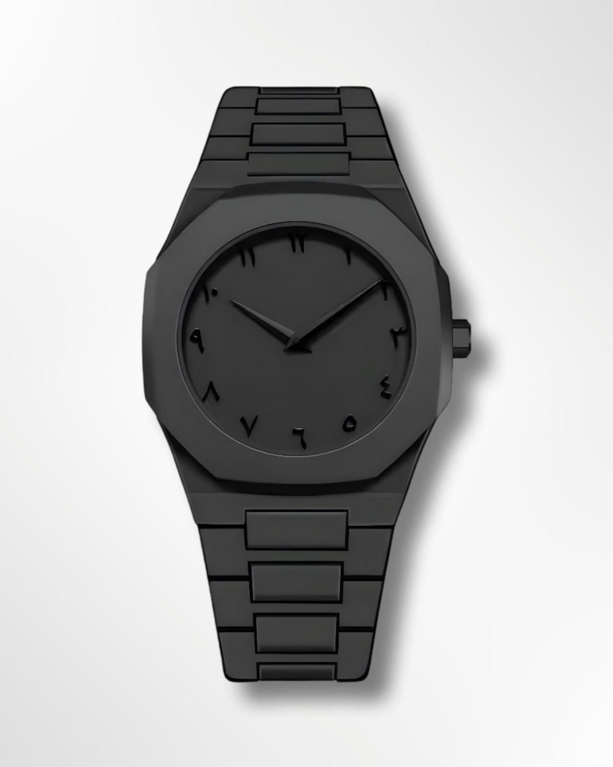 Men’s Stainless Steel Watch with Arabic Numerals — product view