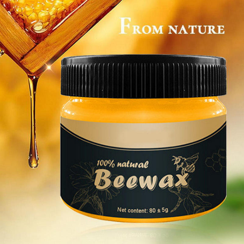 Natural Beeswax Furniture Polish – Screw-Top Jar — detail view 2