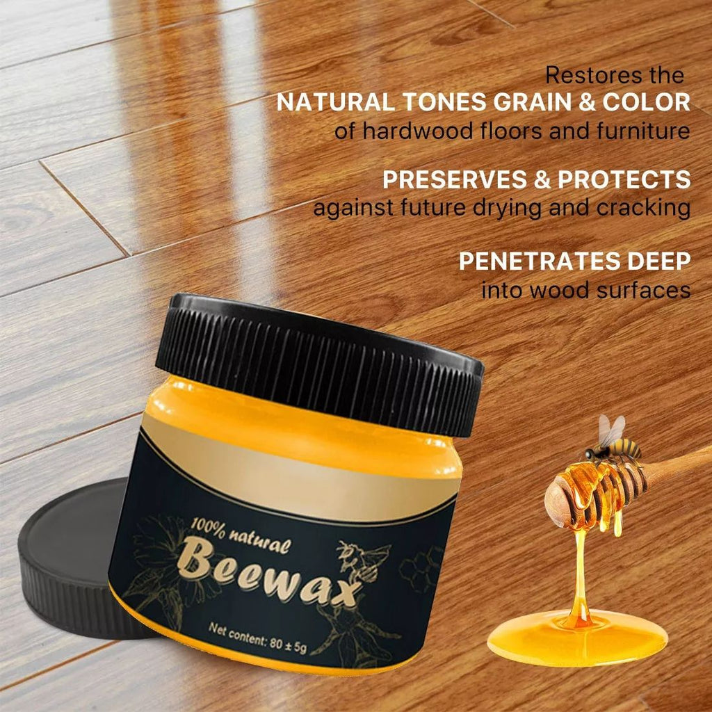 Natural Beeswax Furniture Polish – Screw-Top Jar — detail view 3