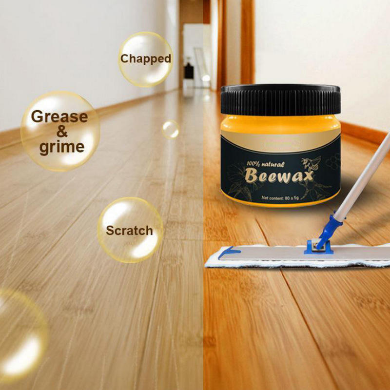 Natural Beeswax Furniture Polish – Screw-Top Jar — detail view 4