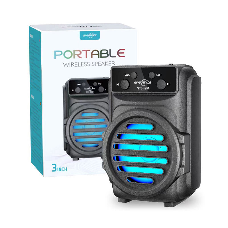 Portable Mini Wireless Speaker – 3 Inch — product view