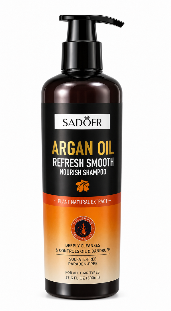 SADOER Argan Oil Refresh Smooth Shampoo – 500 ml — product view
