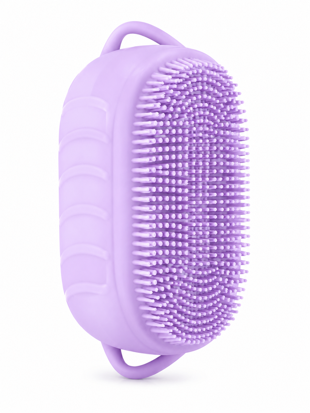 Silicone Body Scrubber with Dual Handles — product view