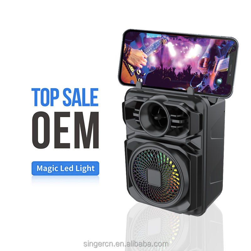 Sing-e ZQS1361 Portable Karaoke Speaker with Microphone — detail view 3