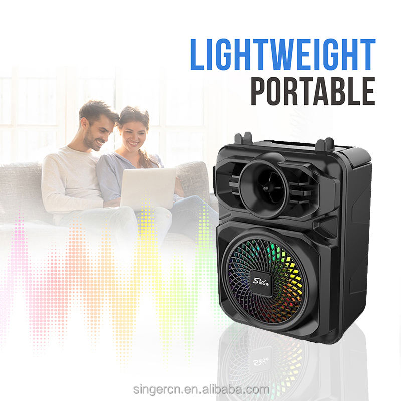 Sing-e ZQS1361 Portable Karaoke Speaker with Microphone — detail view 4