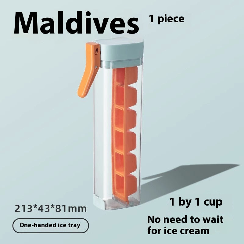 Press-Release Ice Cube Tray with Storage Box — product view 1