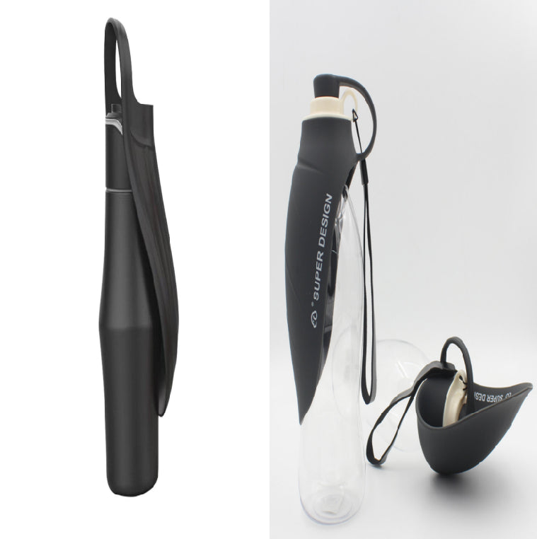 Silicone Leaf Dog Water Bottle — product view 3