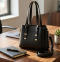 Structured Handbag with Detachable Shoulder Strap