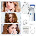 Compact Portable Mesh Nebulizer – USB or Battery Power