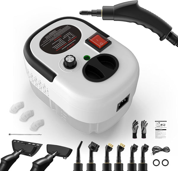 Portable Steam Cleaner – 1200ml Tank, 6 Steam Levels