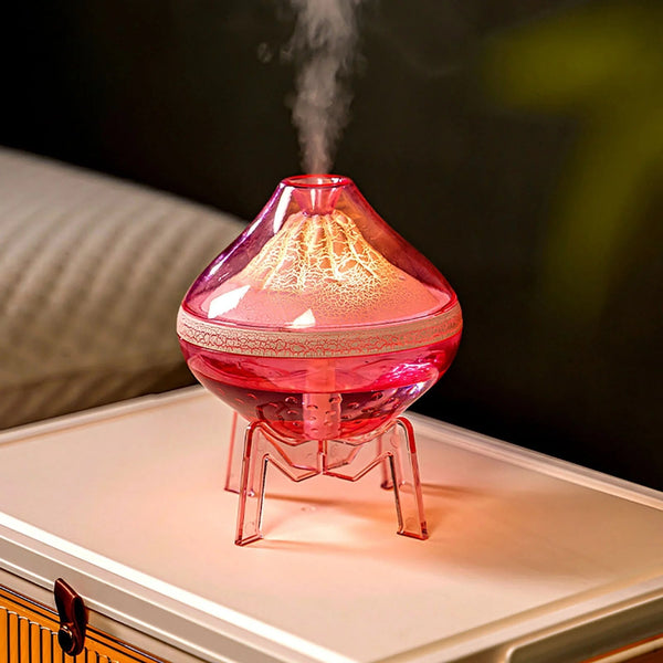 Volcano LED Humidifier – 300 ml USB Cool Mist – product view 1